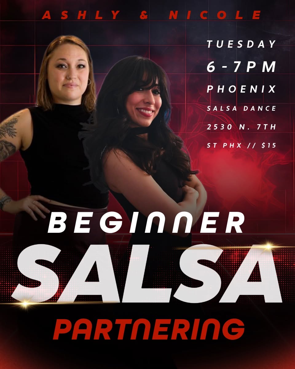 Tuesday Beginner Salsa with Ashly & Nicole!