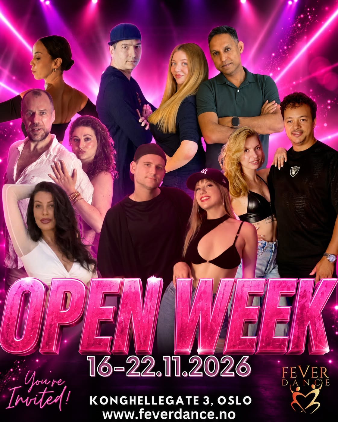 OPEN DANCE WEEK 16-22 Oct 2026 New 4- weeks courses