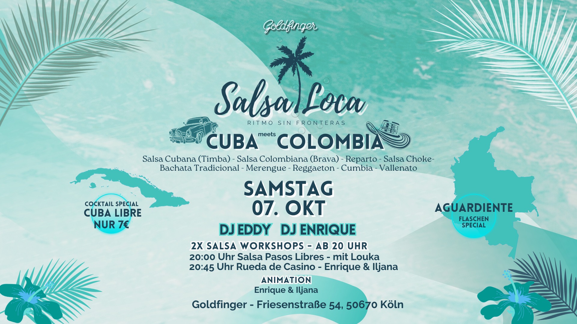 Salsa Loca Party - Cuba meets Colombia