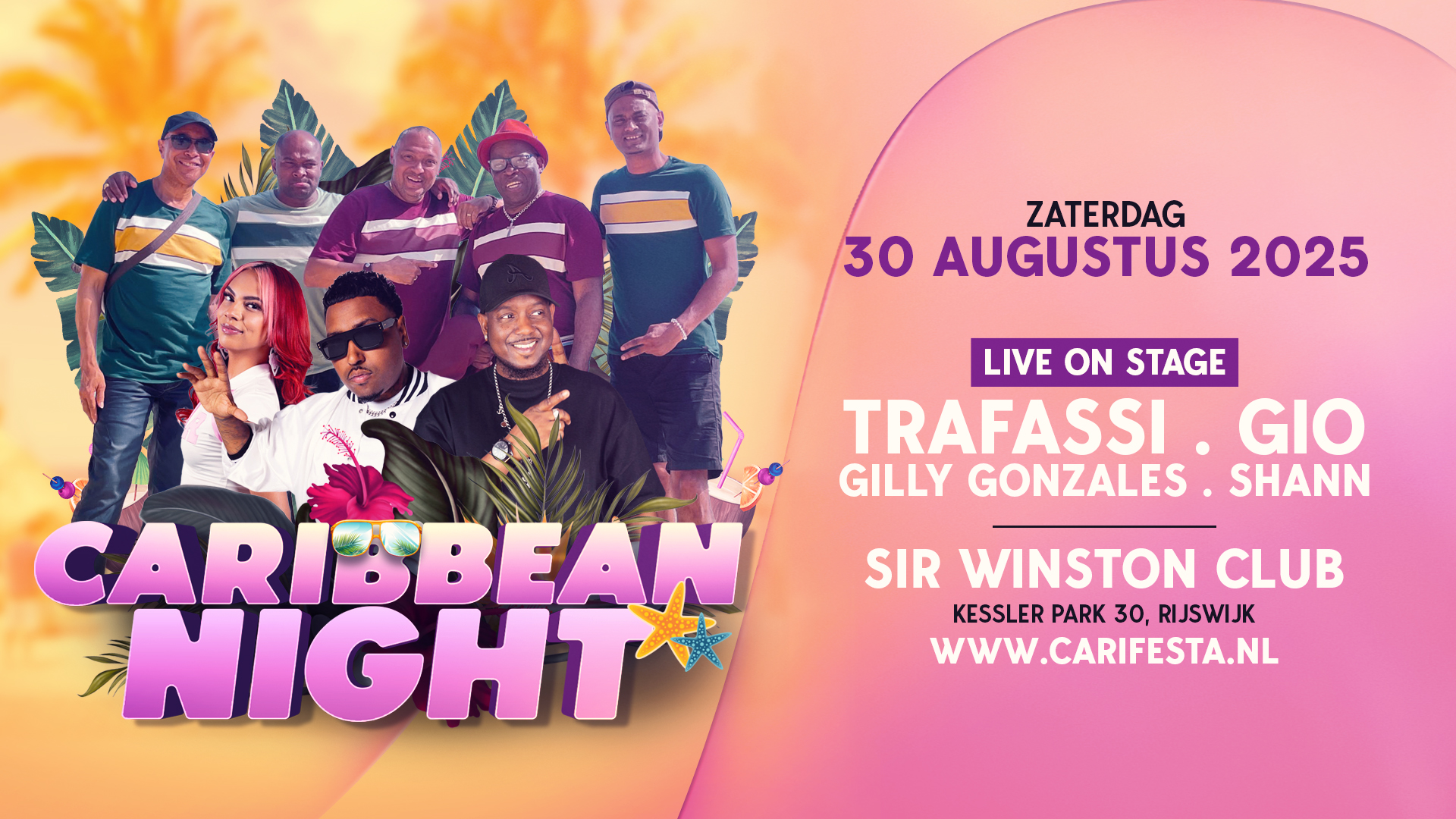 Caribbean End of Summer Night with Trafassi