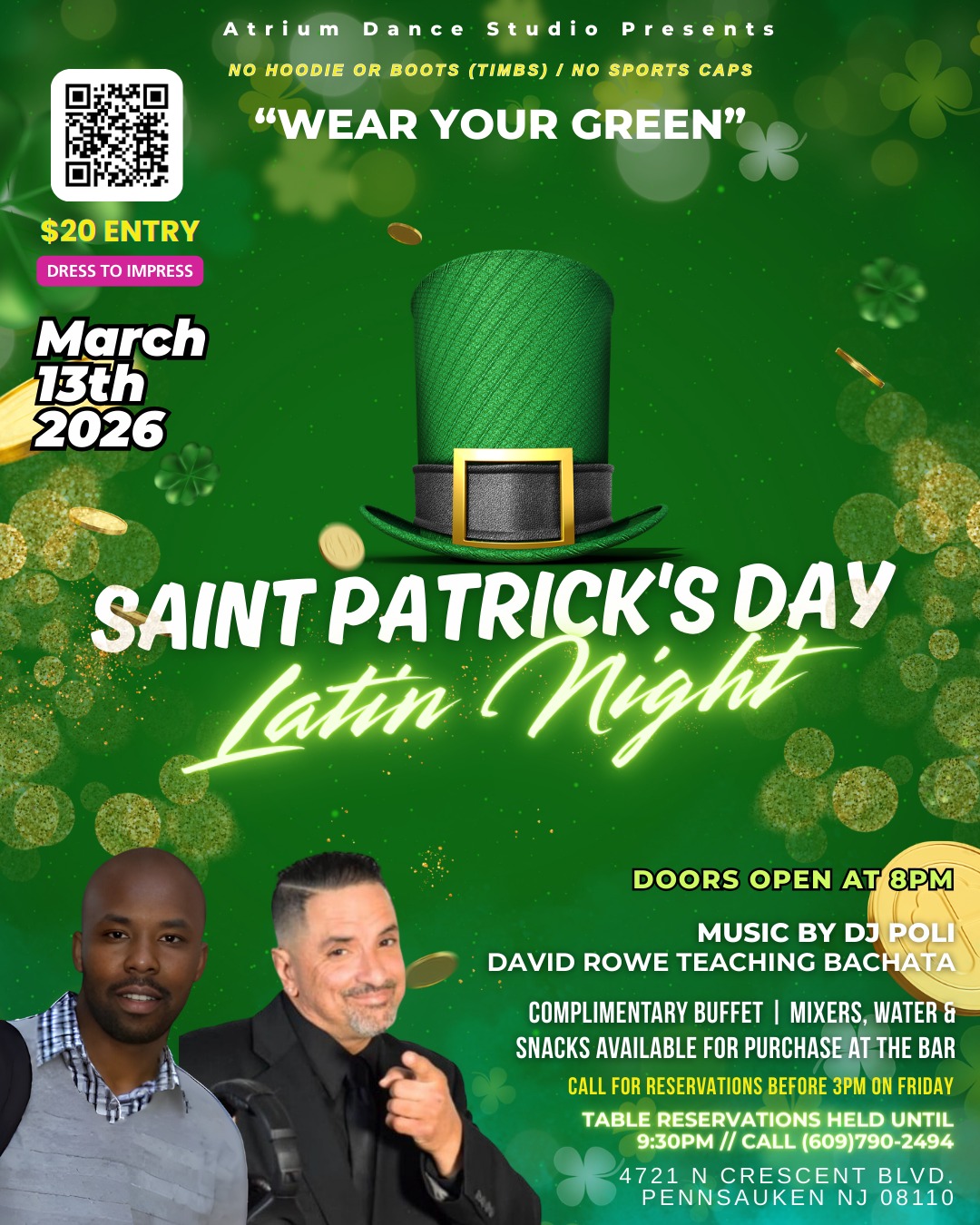 π WEAR YOUR GREEN & MEET US ON THE DANCE FLOOR π