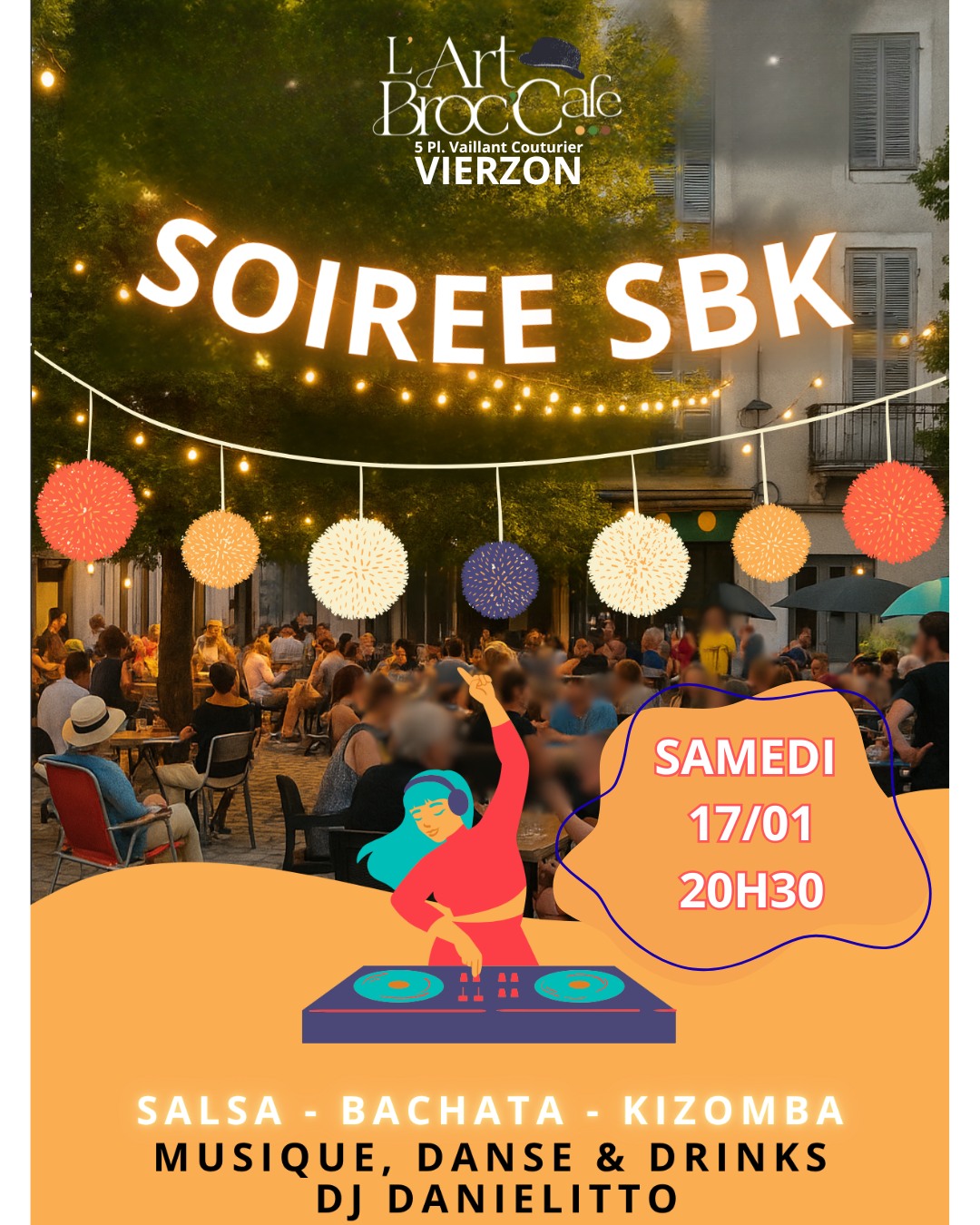 Soirée Sbk à L'ArtBroc Café