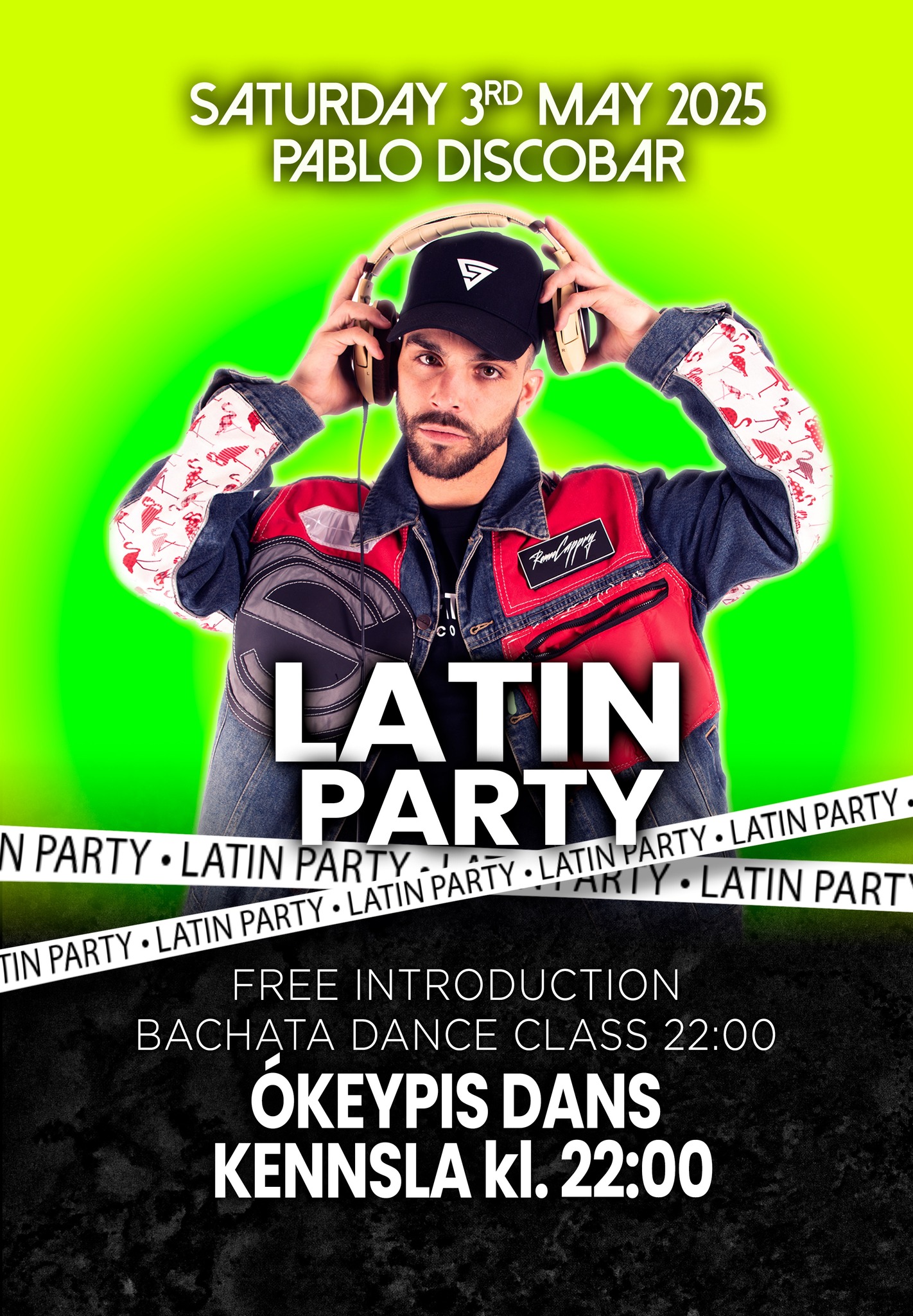 LATIN PARTY ICELAND - SATURDAY 3rd MAY 2025 with DJ JAVI VALIÑO