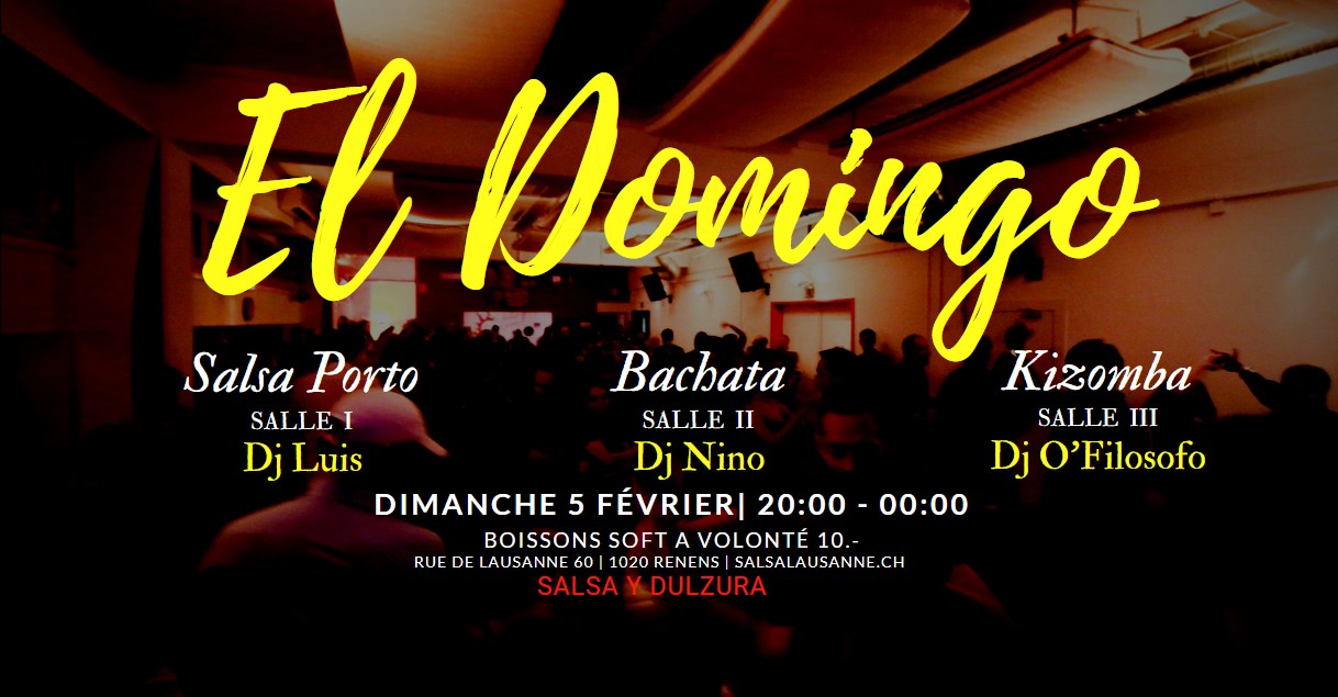El Domingo Salsa y Dulzura - 3 Salles