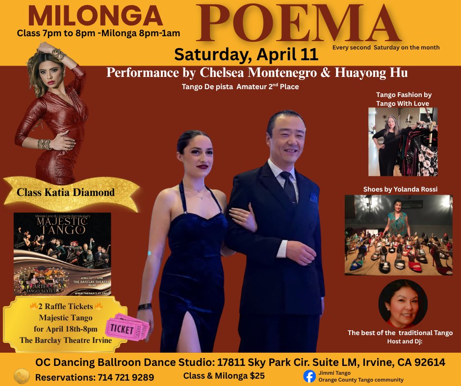 Milonga Poema- Saturday, April 11
