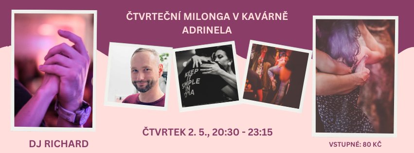 Čtvrteční milonga v Adrinele