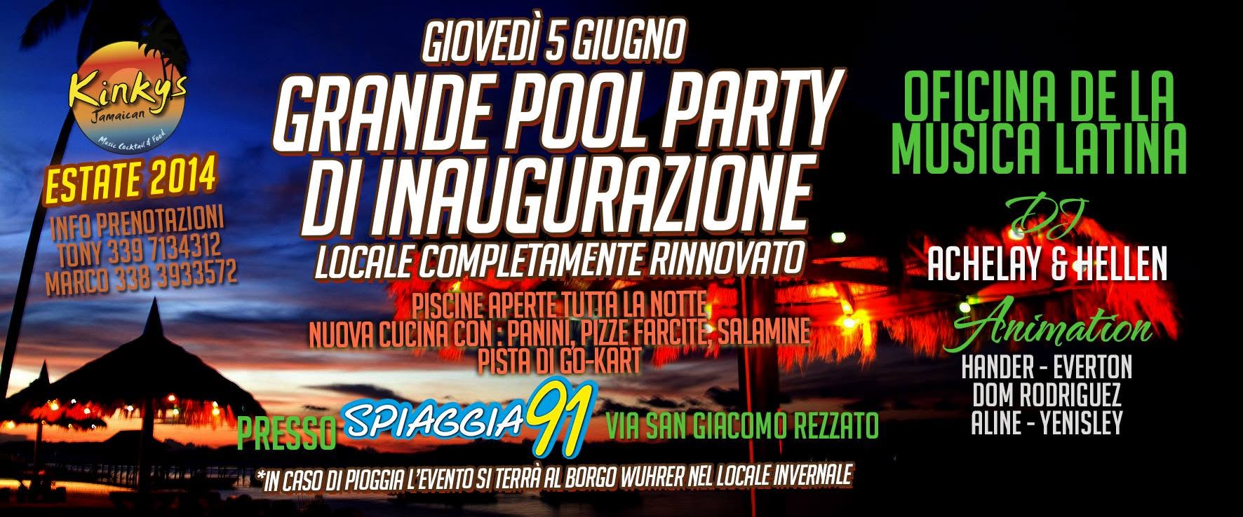 KINKYS APRE A SPIAGGIA91