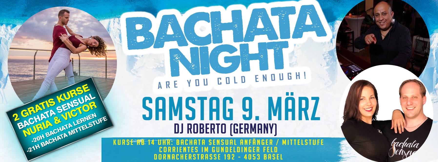 Bachata Bootcamp & Party - Samstag 9. März - Basel