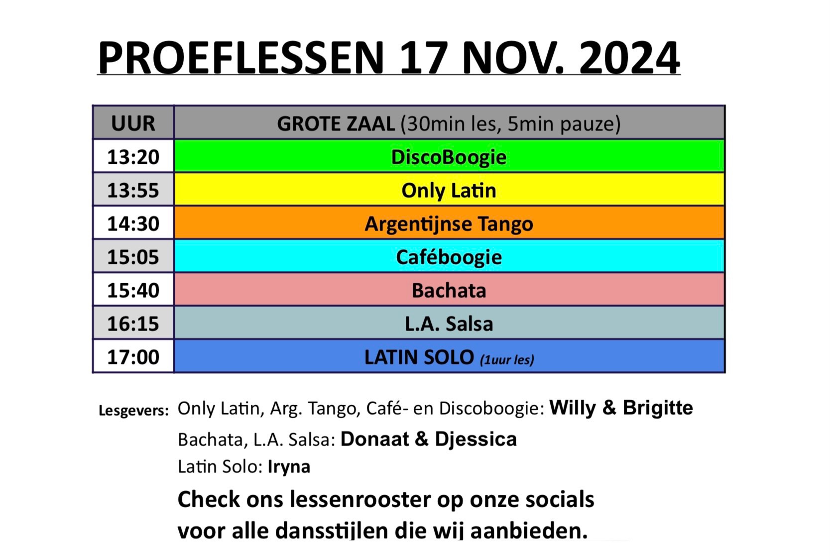 Gratis danslessen namiddag