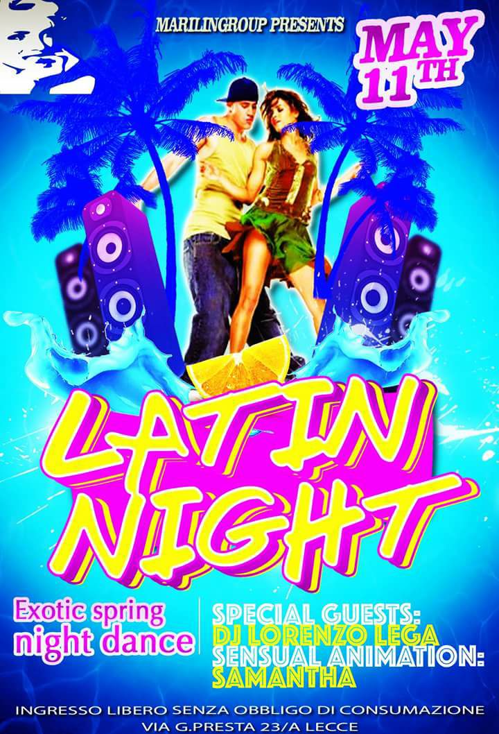 SPECIAL LATIN NIGHT DJ SET LORENZO LEGA