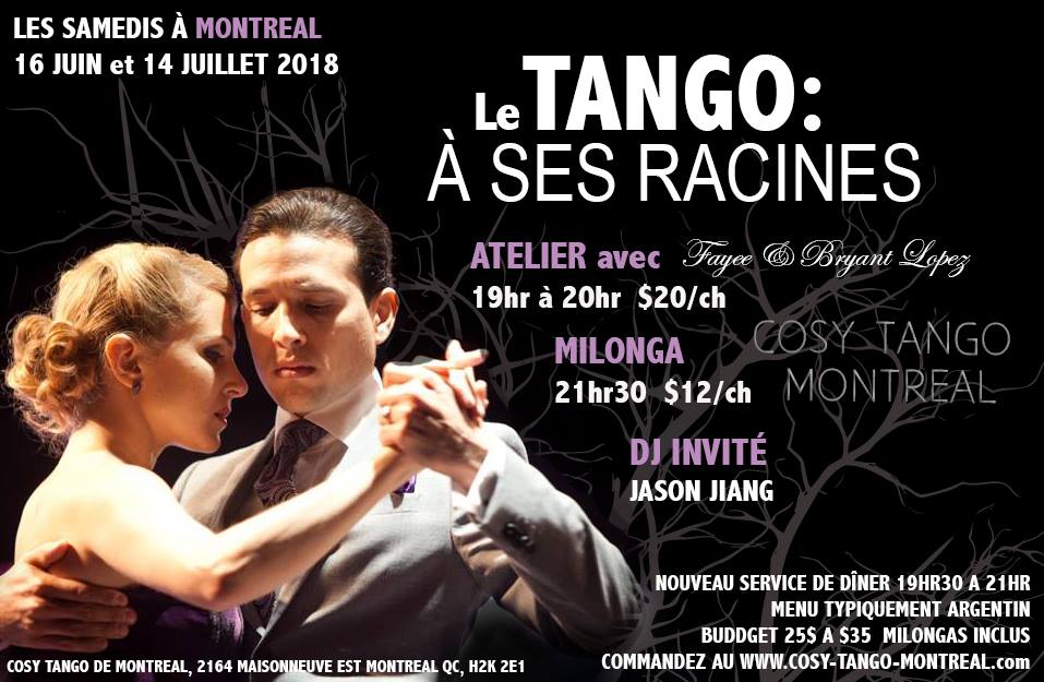 Samedi Le Tango à ses Racines Chez Cosy