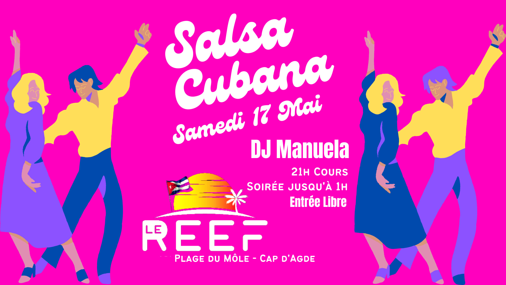 Samedi Salsa Cubana au Reef