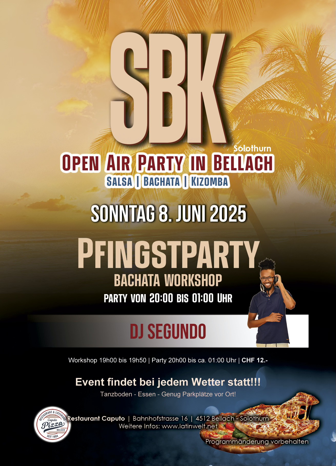 Pfingstparty Salsa Open Air Bellach-Solothurn