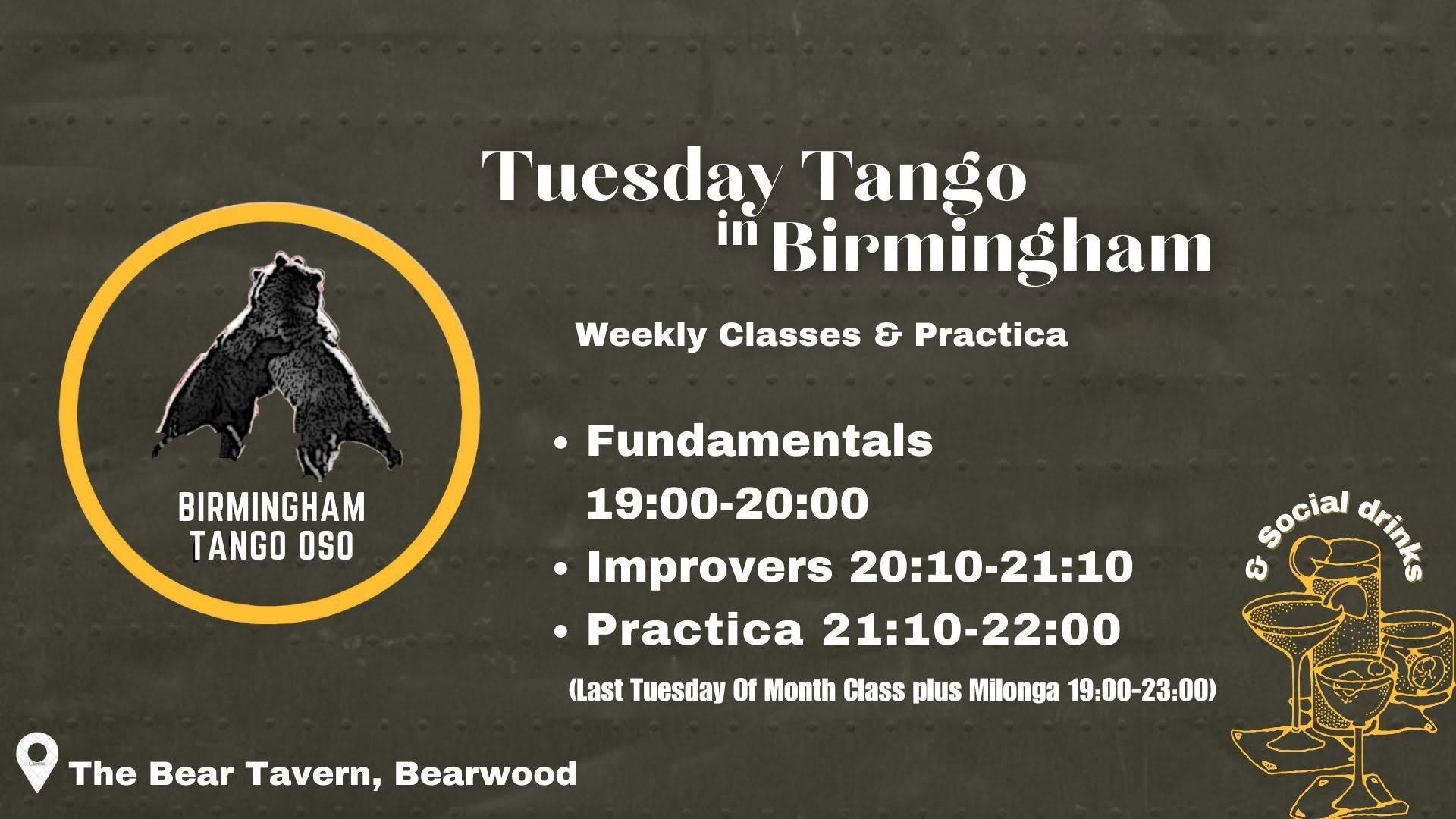 Tango Tuesday Classes and Events in Birmingham