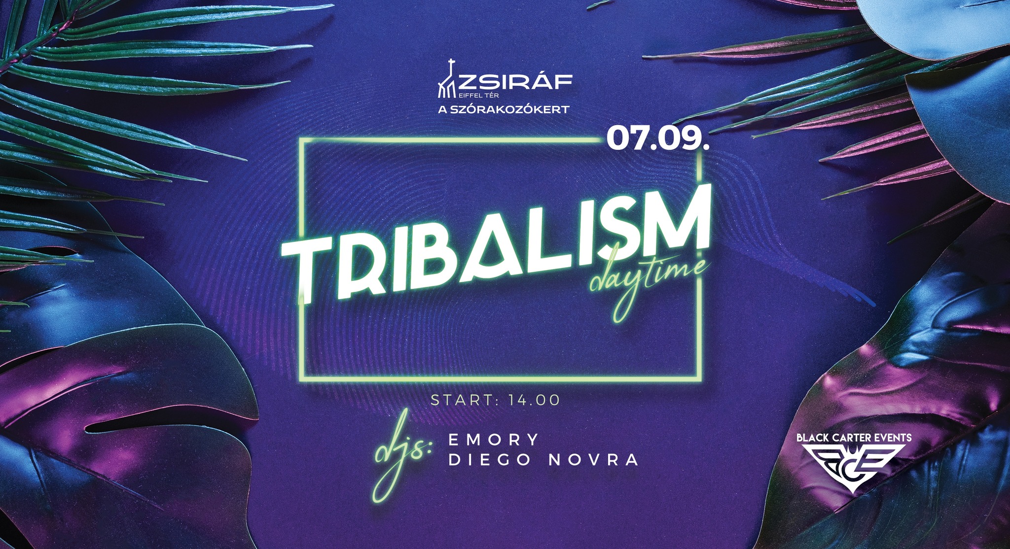 TRIBALISM • DAYTIME • EVERY SUNDAY