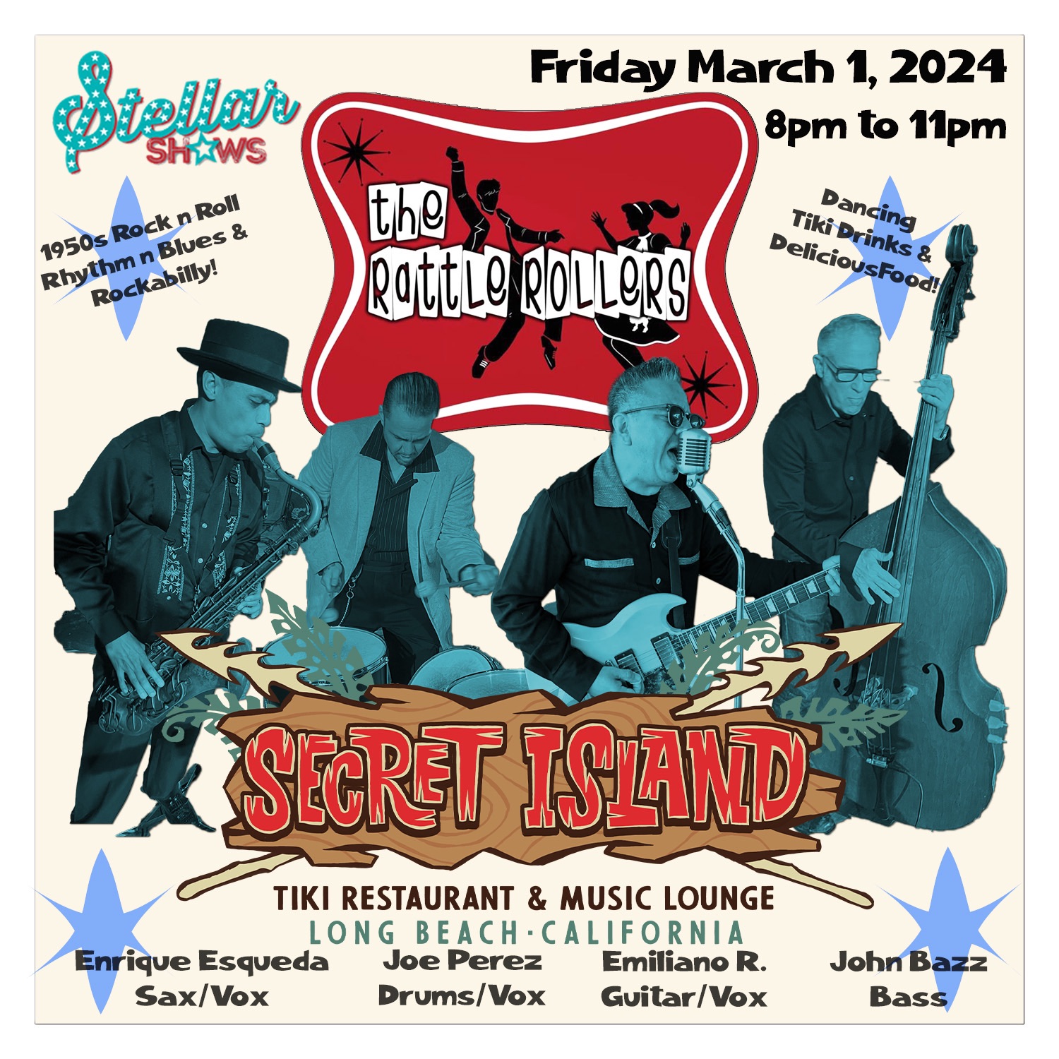 The Rattle Rollers return to Secret Island!!