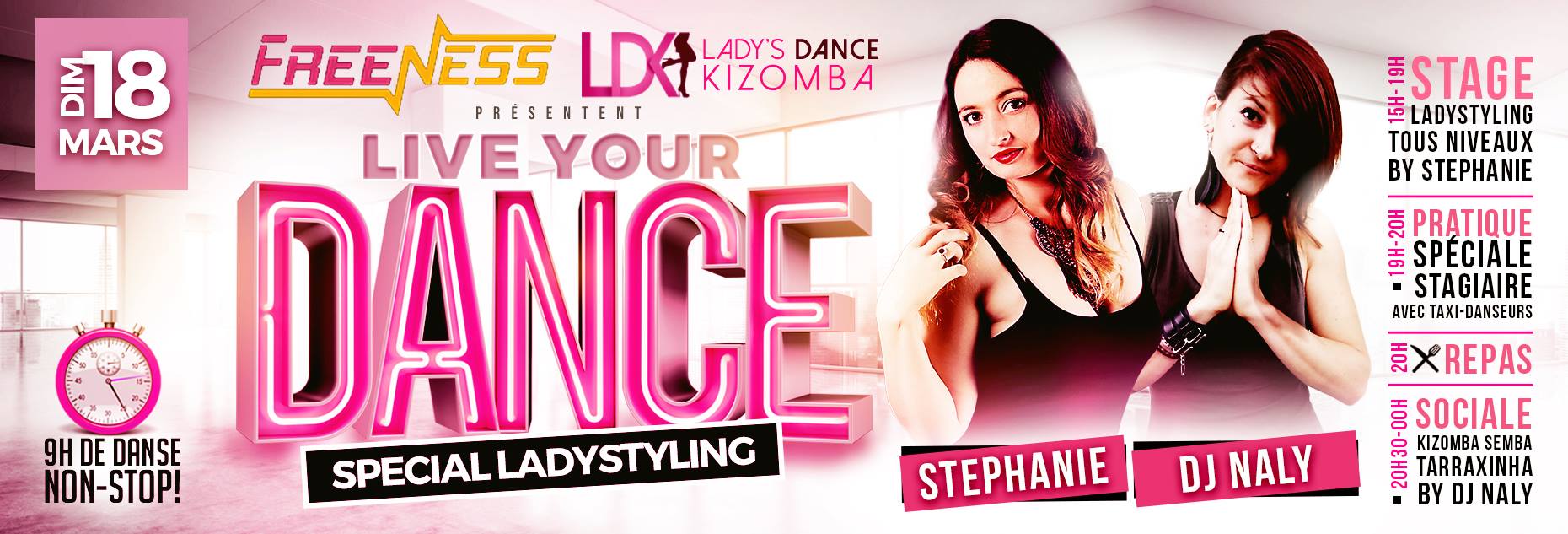 Live Your Dance, Spécial Lady-Styling, Dimanche 18 Mars
