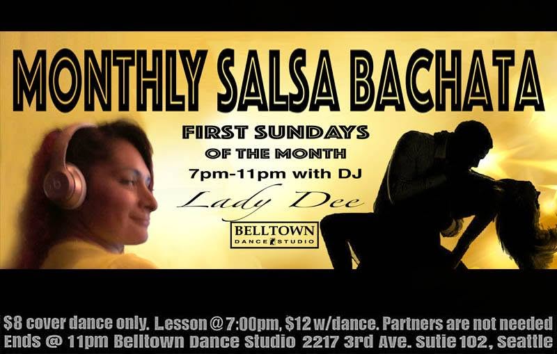 Monthly Sun Salsa Bachata Dance Social