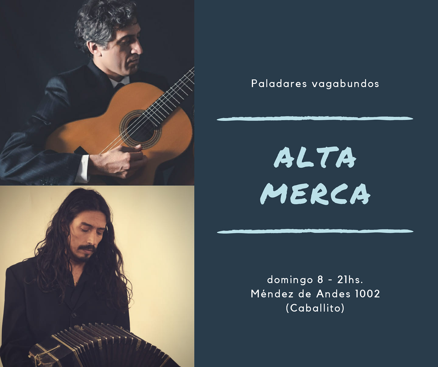 ALTA MERCA En Paladares Vagabundos ***atención cantores***