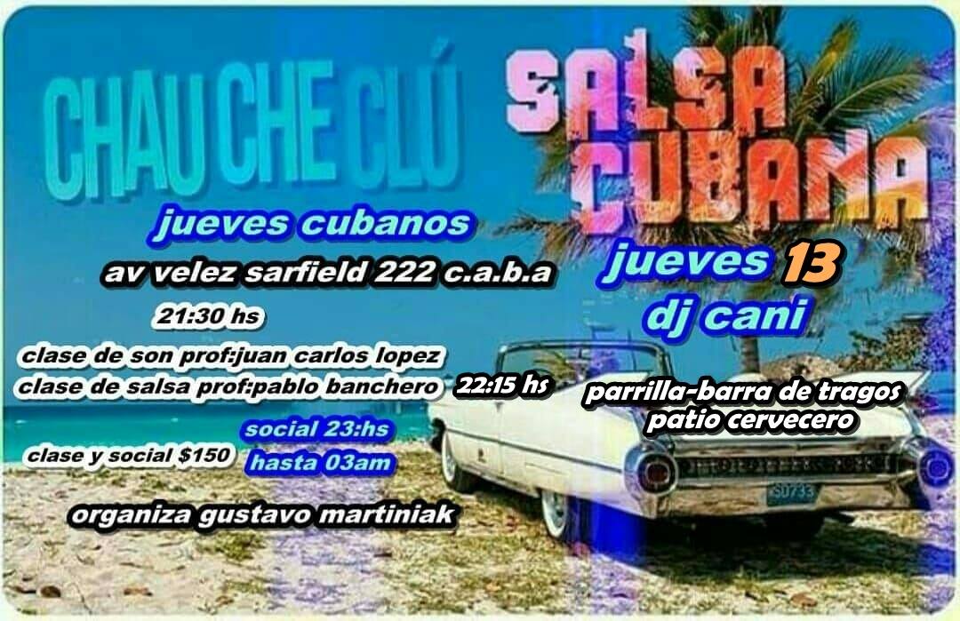 Jueves cubanos en chau che club