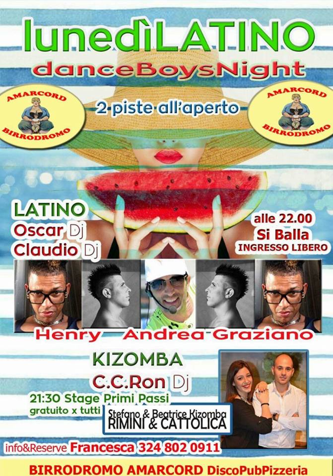 Latino e Kizomba al Birrodromo Amarcord
