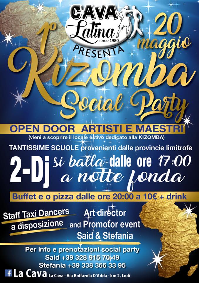 1* KIZOMBA SOCIAL PARTY - Cava Latina