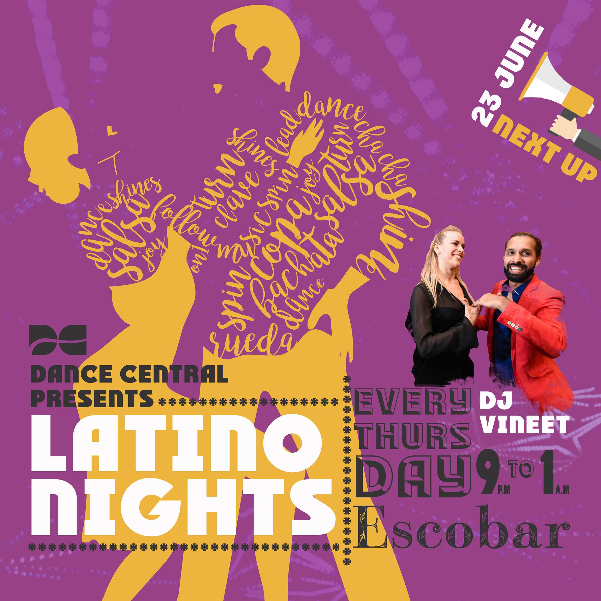 Latino Night by Dance Central at Escobar