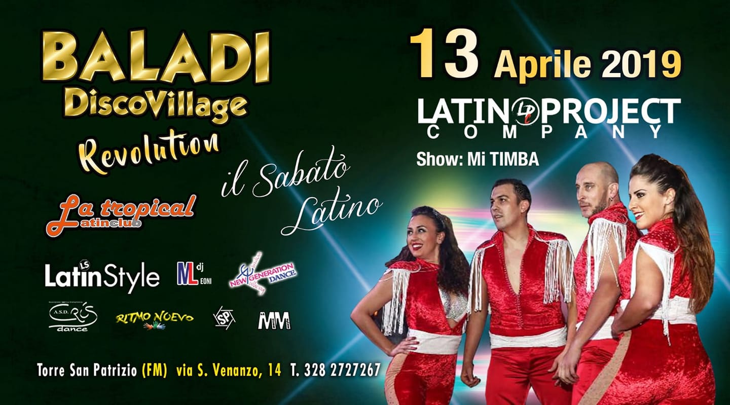 SABATO LATINO @ BALADÌ Special Guest Show >LATIN PROJECT<
