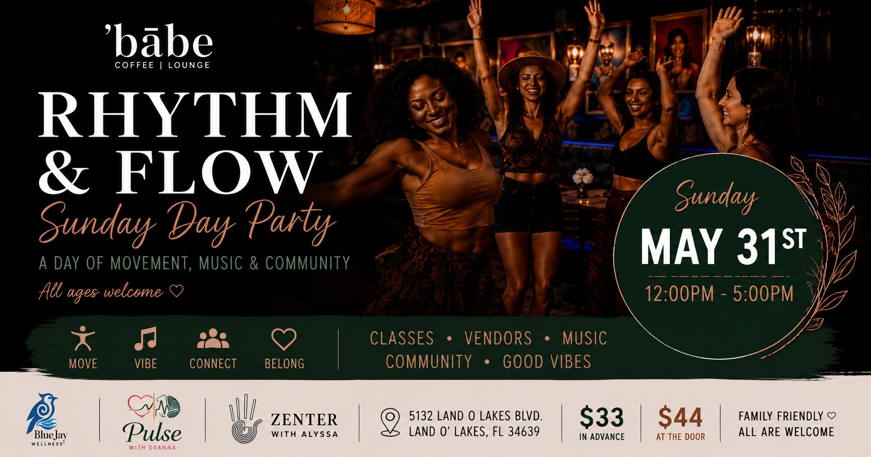 Welcome to Rhythm & Flow at Babe Coffee Lounge. 🤍