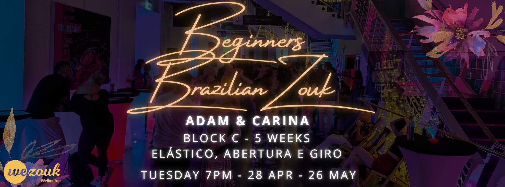 Brazilian Zouk Dance Classes - Beginners block C