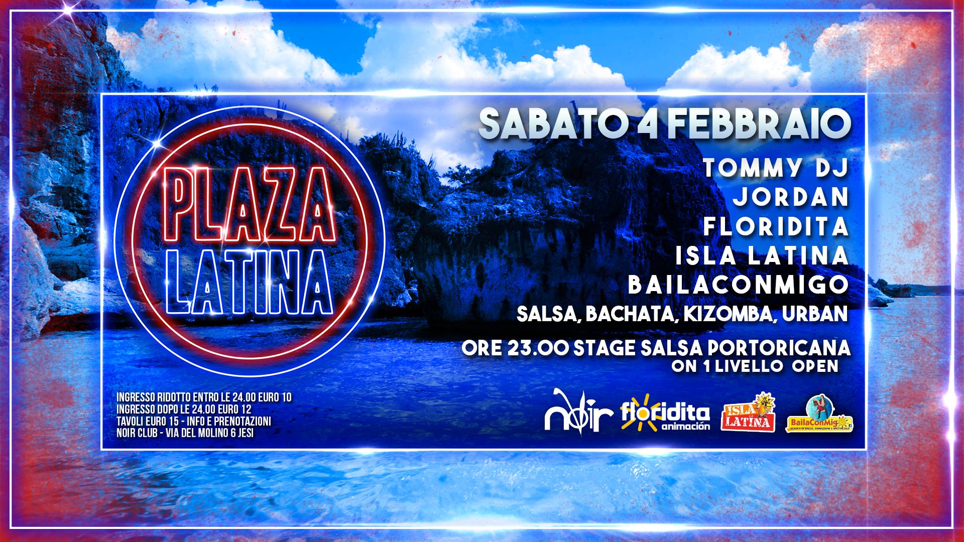 Plaza Latina NOIR Club Sabato 4 Febbraio