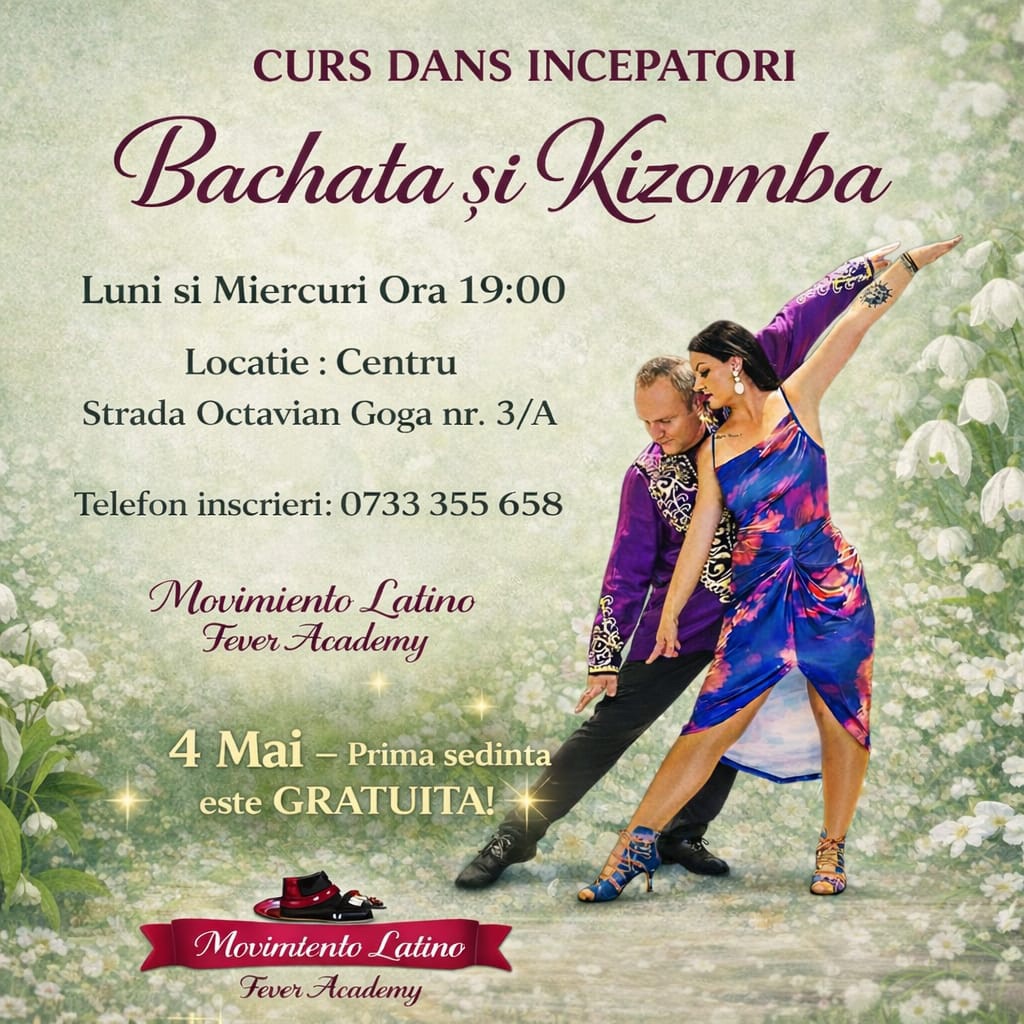 Curs Începători Dans Latino Bachata & Kizomba