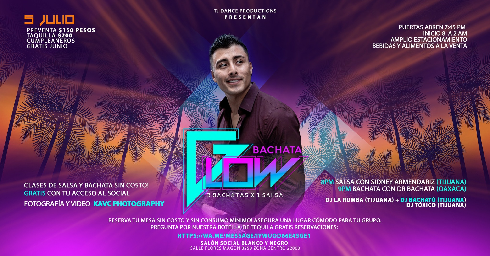 Bachata Glow Edición Julio