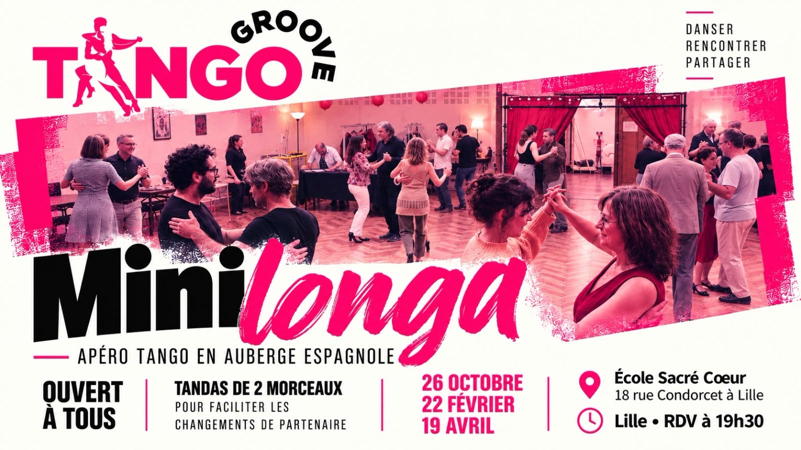 Minilongas Tango Groove - Lille