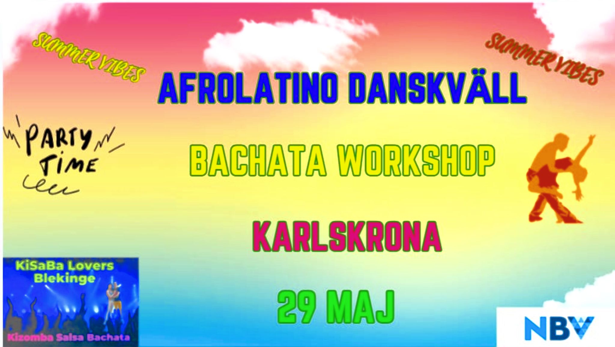 AFROLATINO AVSLUTNINGSFEST MED BACHATA WORKSHOP