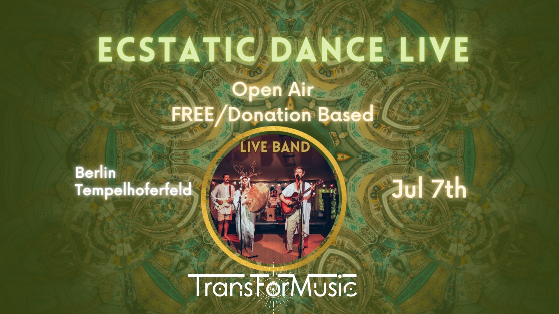 Ecstatic Dance LIVE #4 FREE Donation Park Dance & Picknic Jam
