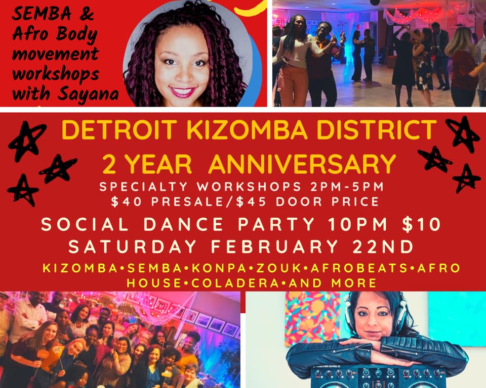 Detroit Kizomba District 2 Year Anniversary