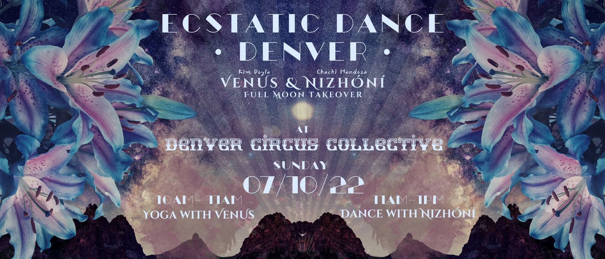 7 10 Venus and Nizhoni (Kim & Chachi) take over Sunday Morning Ecstatic Dance!