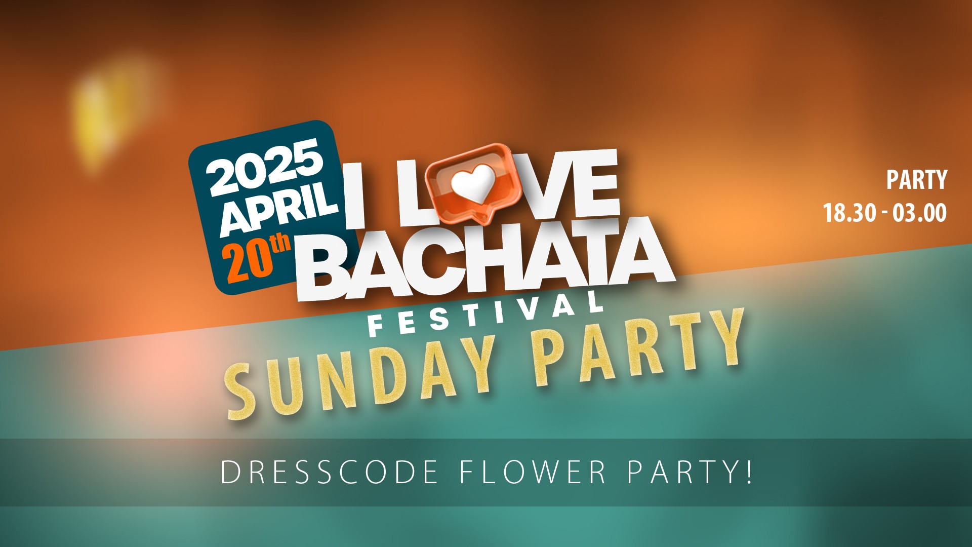 I LOVE BACHATA SUNDAY PARTY