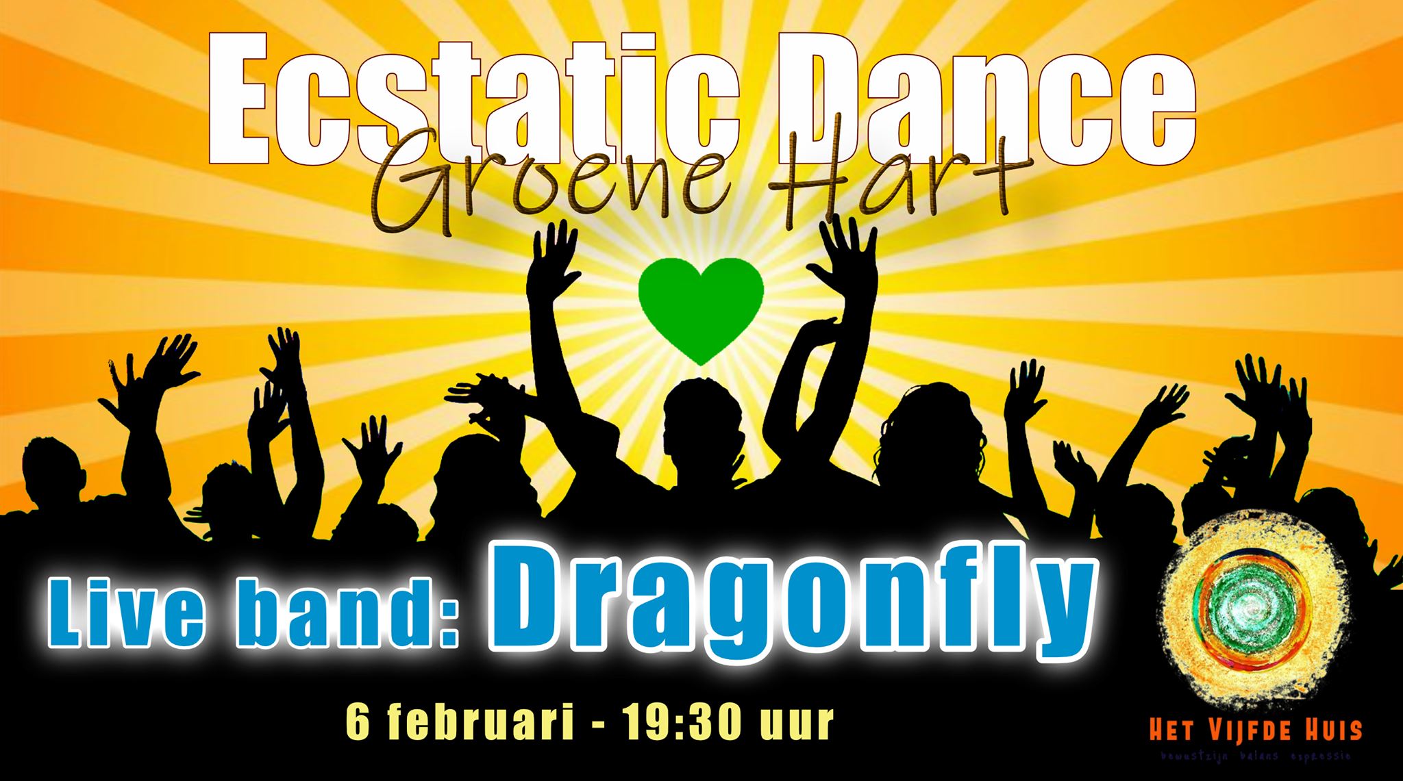 GECANCELED: Ecstatic Dance Groene Hart - Liveband Dragonfly!!