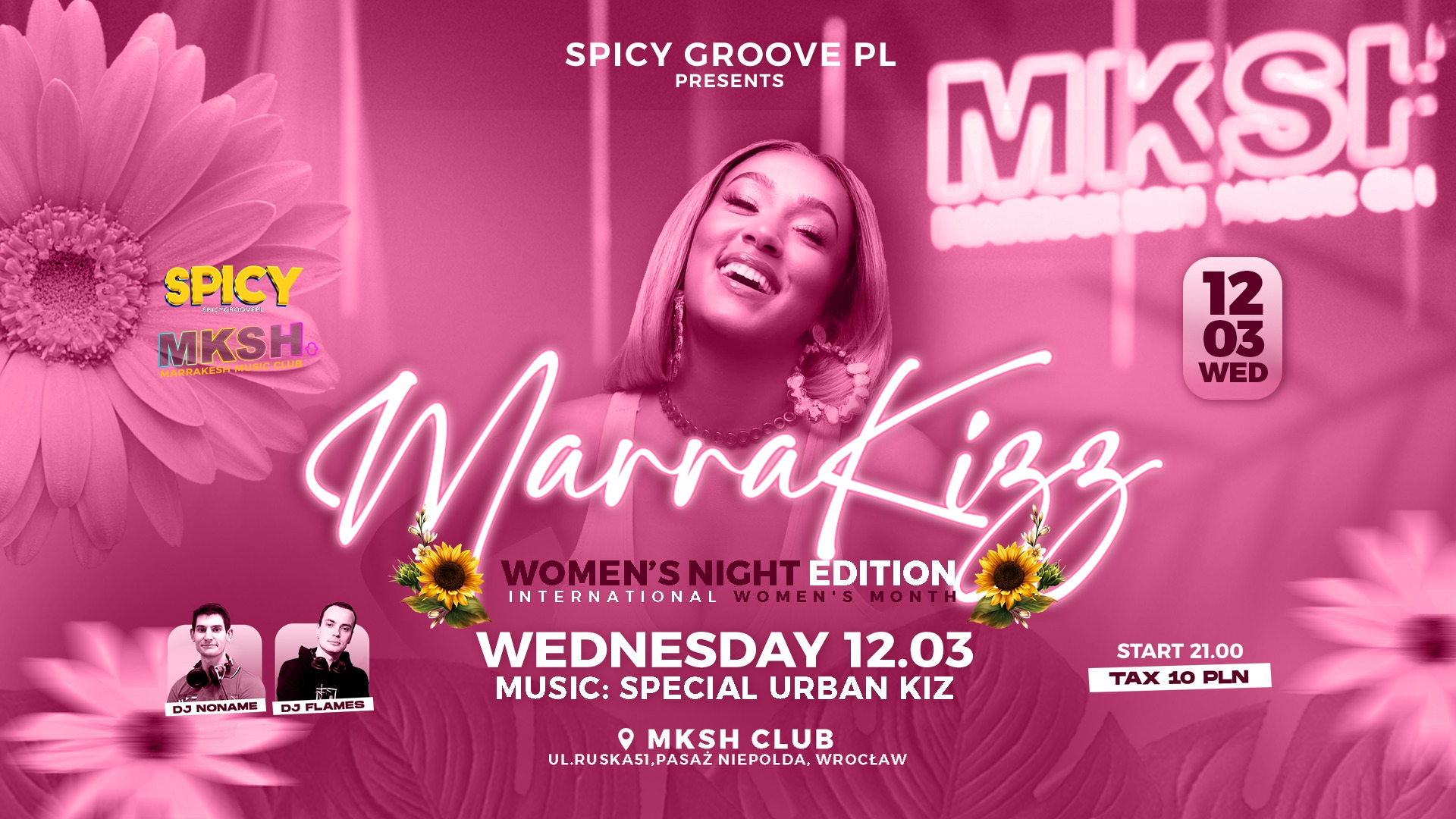 MARRAKIZZ 12.03 🌸 WOMEN’S NIGHT 🌸