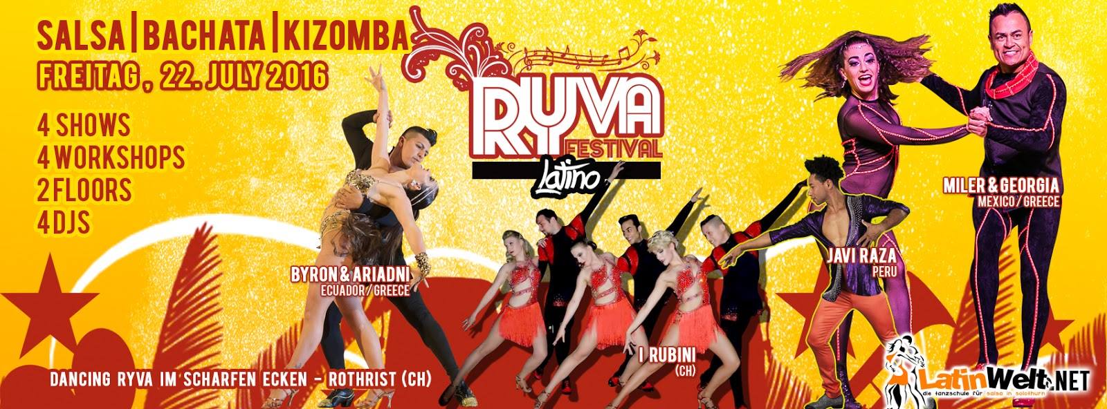 RYVA Festival Latino Switzerland 22. - 23. Juli 2016
