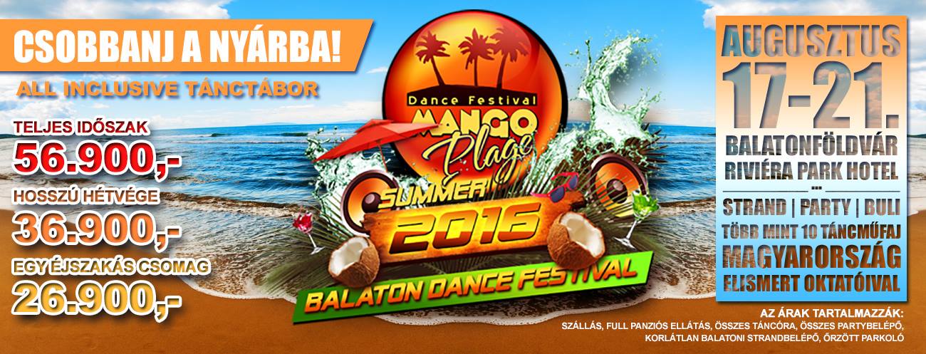 Mango Plage Balaton Dance Festival 2016