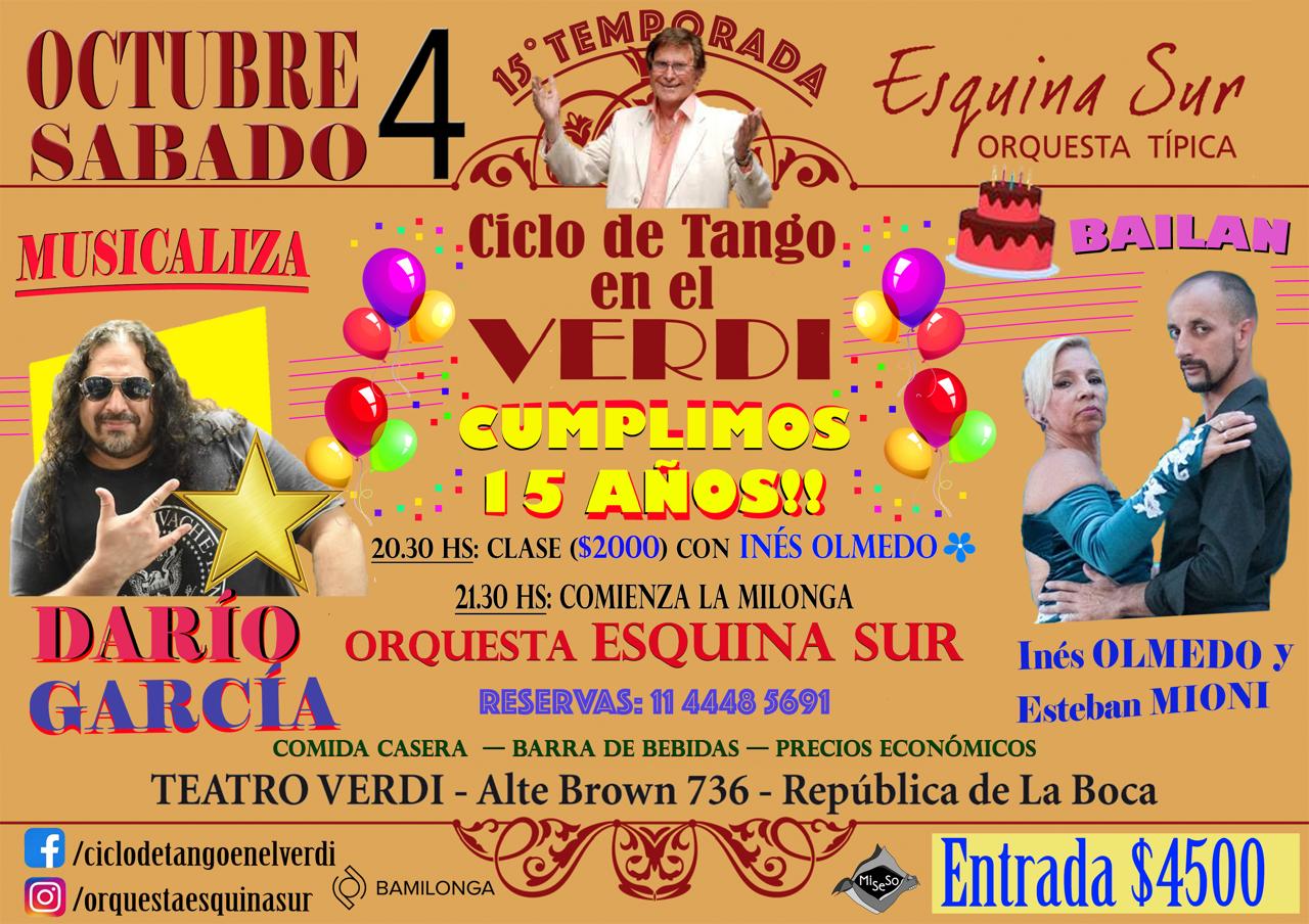 CICLO DE TANGO EN EL VERDI