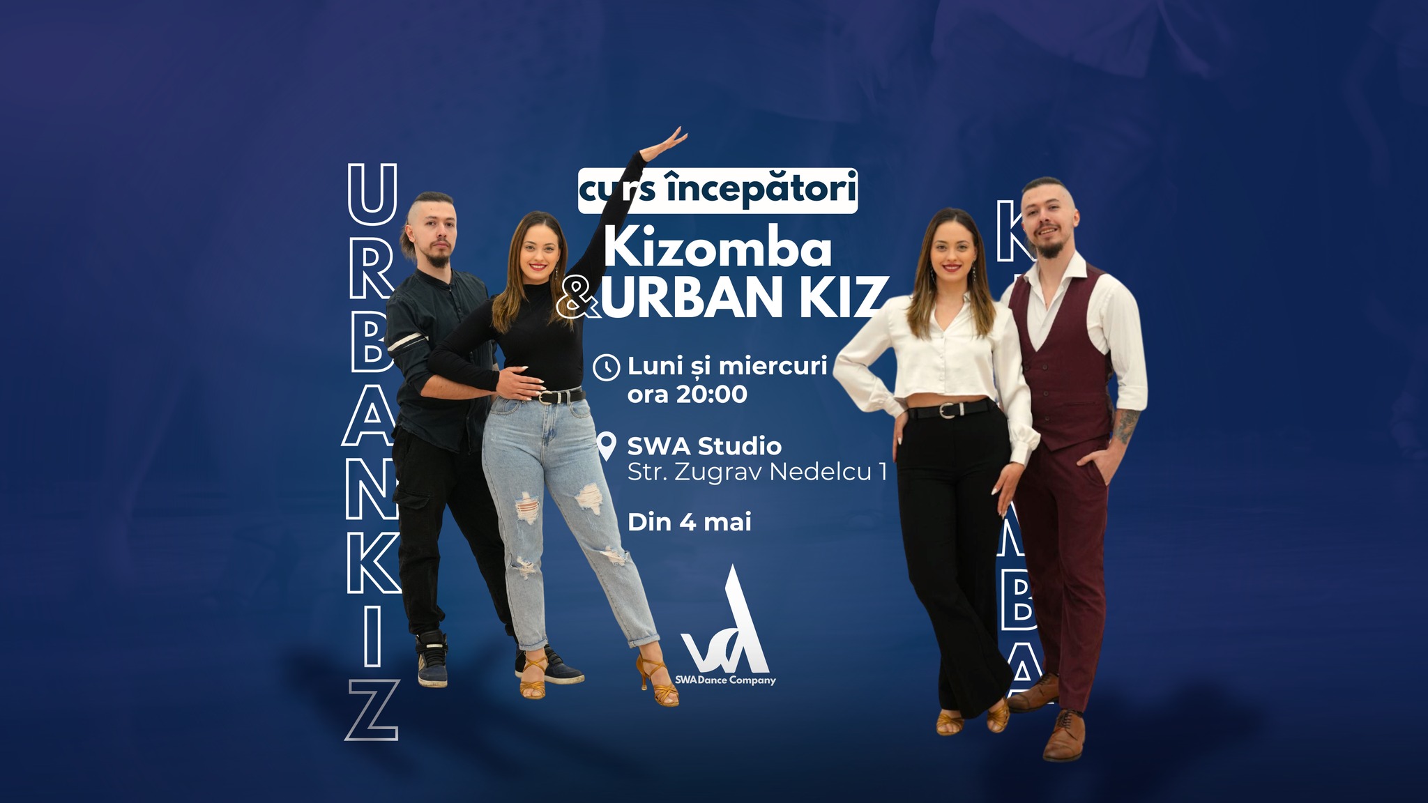 Curs începători kizomba & urban kiz Din 4 mai by SWA