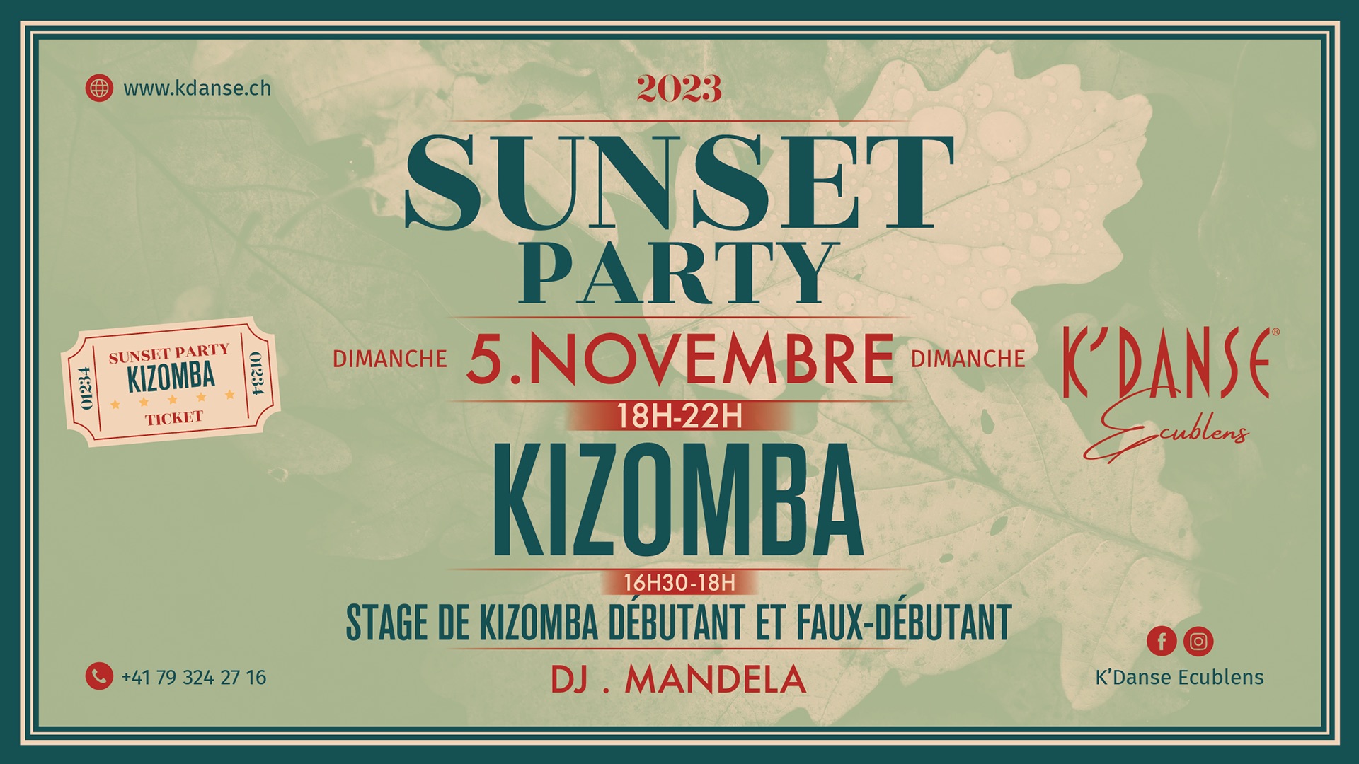Sunset Party 🍂 KIZOMBA