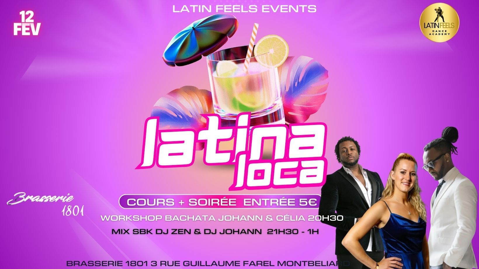LATINA LOCA ( COURS- SOIRÉE SBK LATINO)
