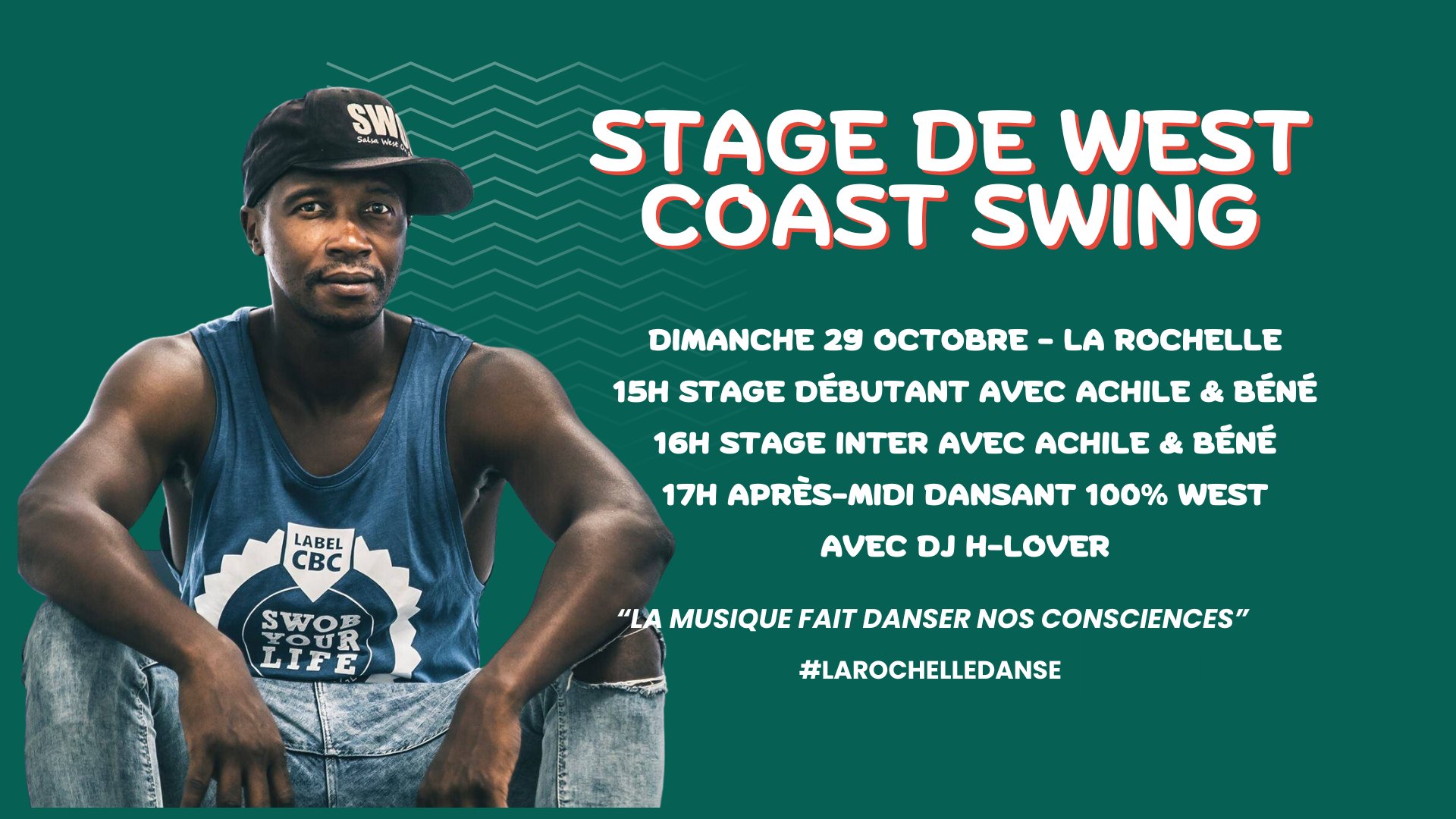 Stage de west coast swing avec Achile et Béné - La Rochelle