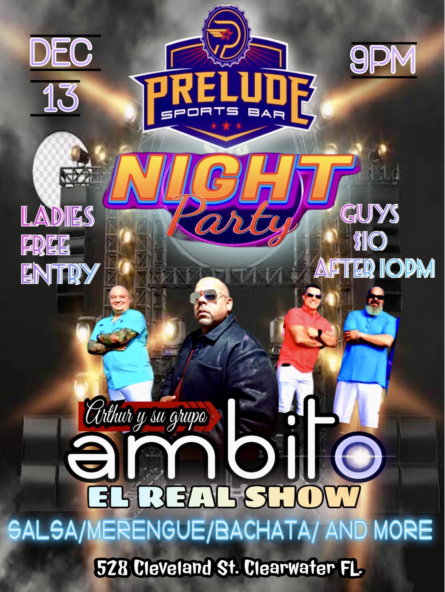 Saturday Latin Night with Ambito live!