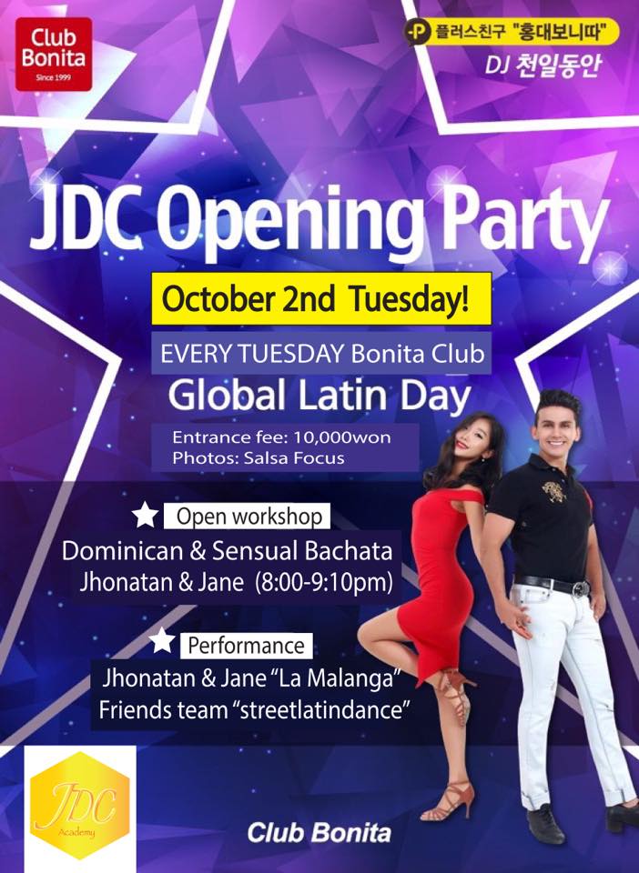 Global Latin Party at Hongdae ~ JDC & Bonita Club